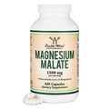 Magnesium Malate Capsules 420 Count 1,500mg Vegan Gluten Free G8980