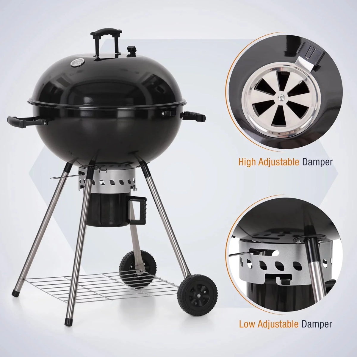 Portable Charcoal BBQ Grill R717
