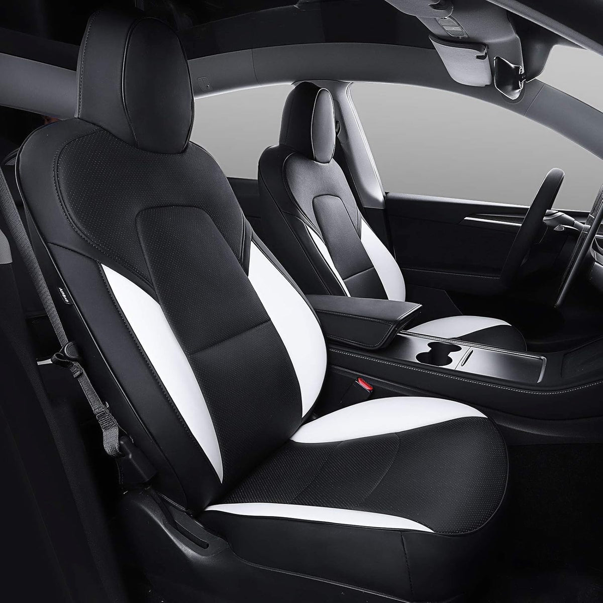 PU Leather Car Seat Cover for Tesla Model 3 D576
