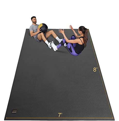 Extra Wide Large 7mm Thick Exercise Mat Z929078