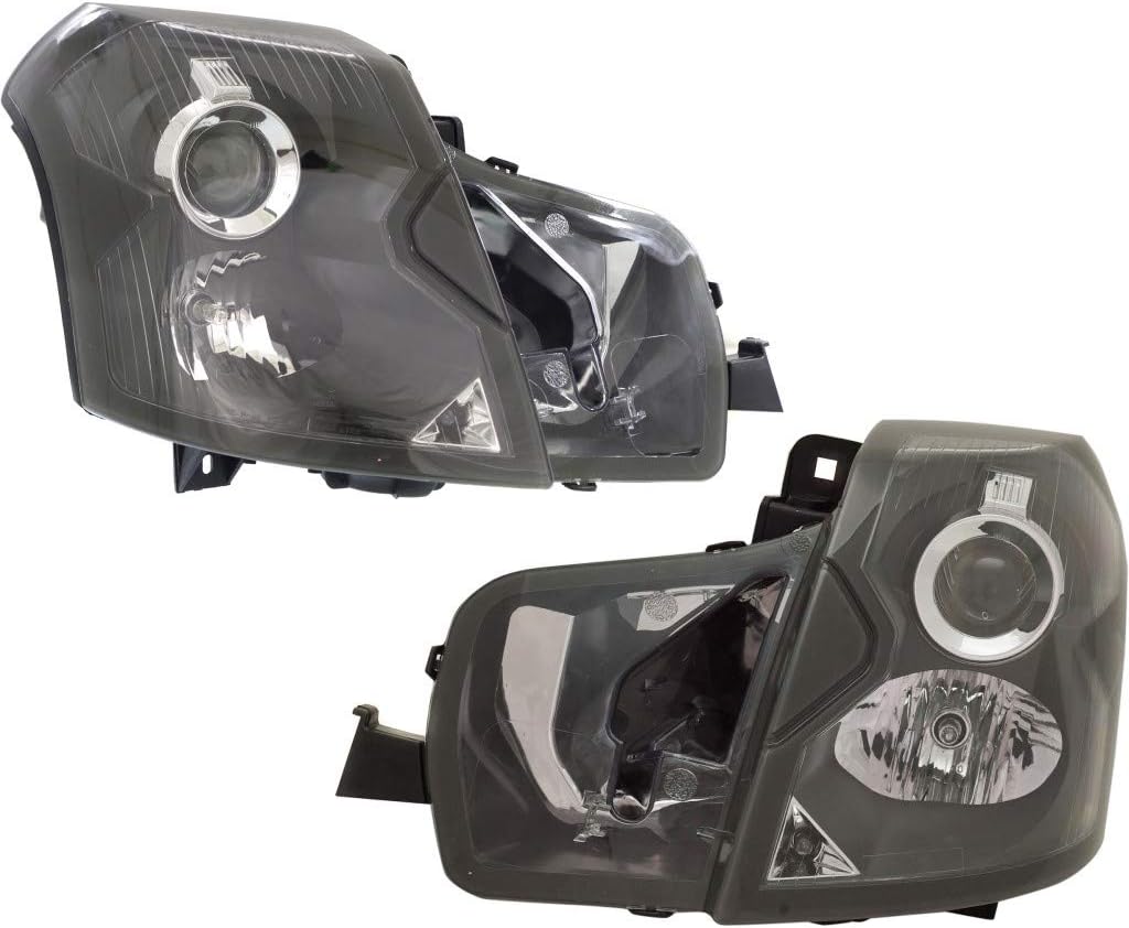 2003-2007 Cadillac CTS Headlight Assembly Passenger Right Side w/Bulbs F3676