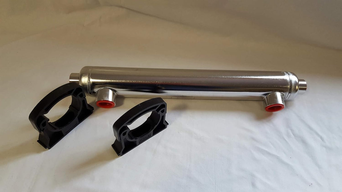 1,200,000 BTU Stainless Steel Tube & Shell Heat Exchanger Y990831