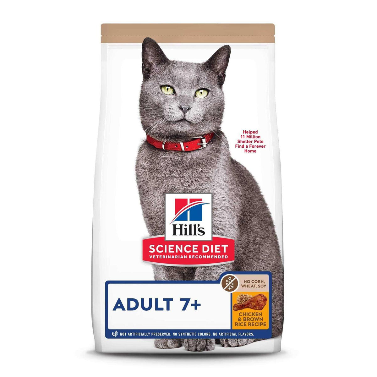 7+ No Wheat Corn Soy Cat Food E2477