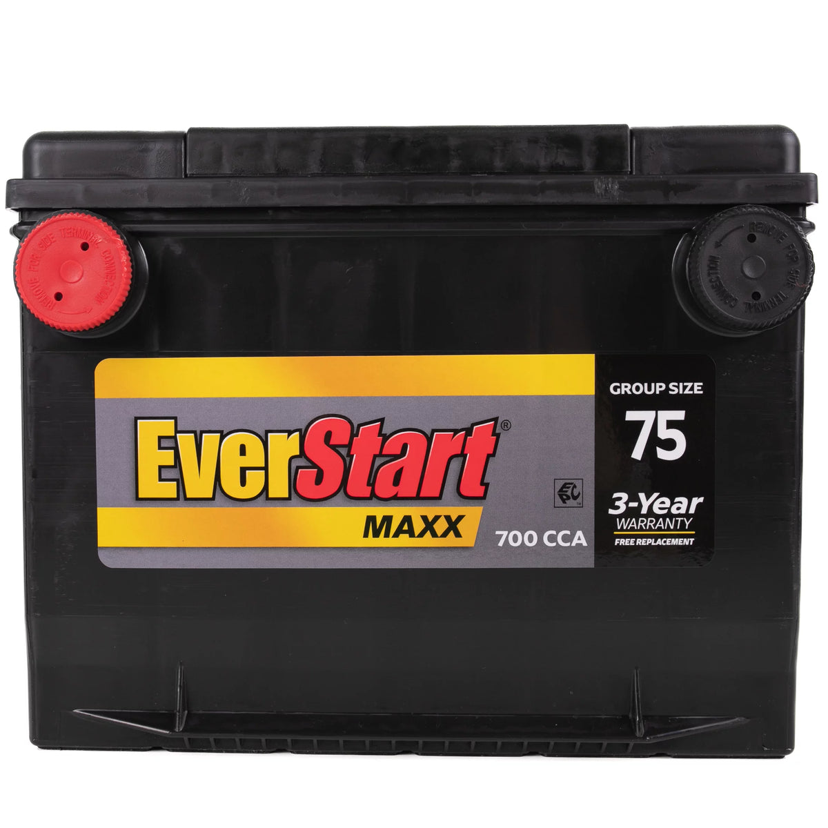 Automotive Battery, Group Size 75 - 12 Volts - 700 CCA G65412