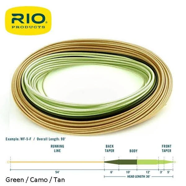WF5F Camo Fly Line N524