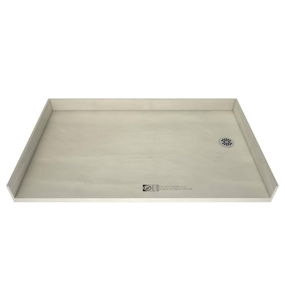 37x22 x 63x22 Shower Base with Drain Plate A386