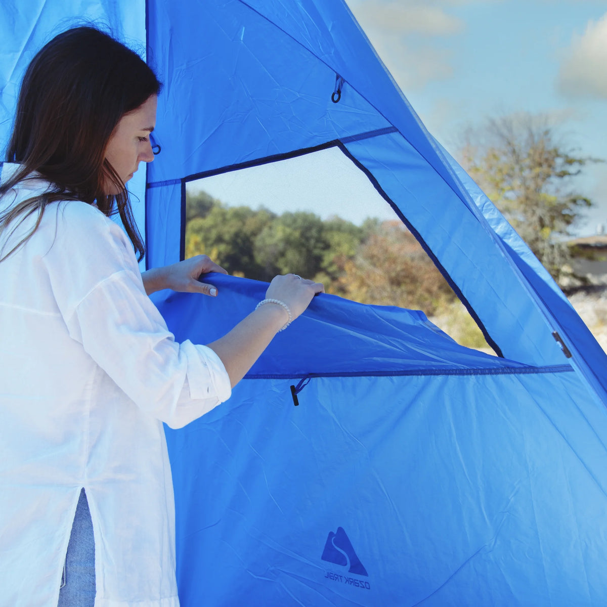 9 Ft. x 6 Ft. Blue Sun Shelter P8172