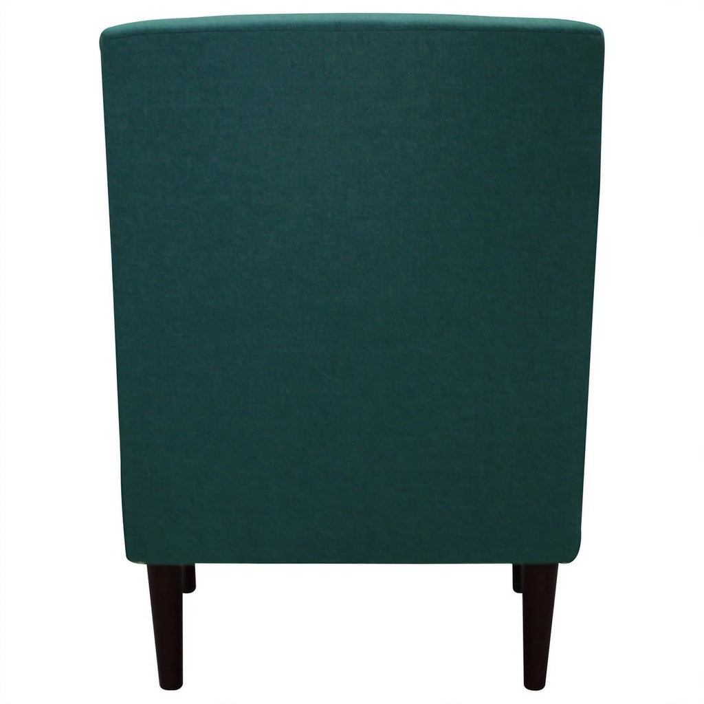 Traditional Fabric Arm Chair in Caribbean Teal Blue L342