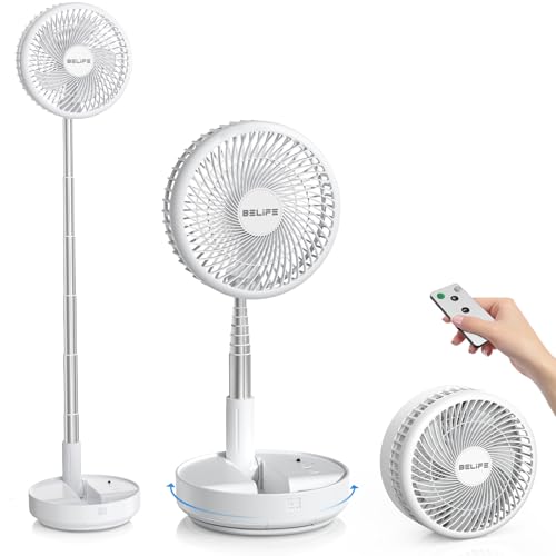 Portable Rechargeable Oscillating USB Desk Floor Fan T9939
