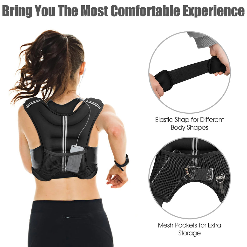 30LBS Adjustable Weighted Vest P3277