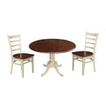 3 - Piece Drop Leaf Solid Wood Dining Set H2889