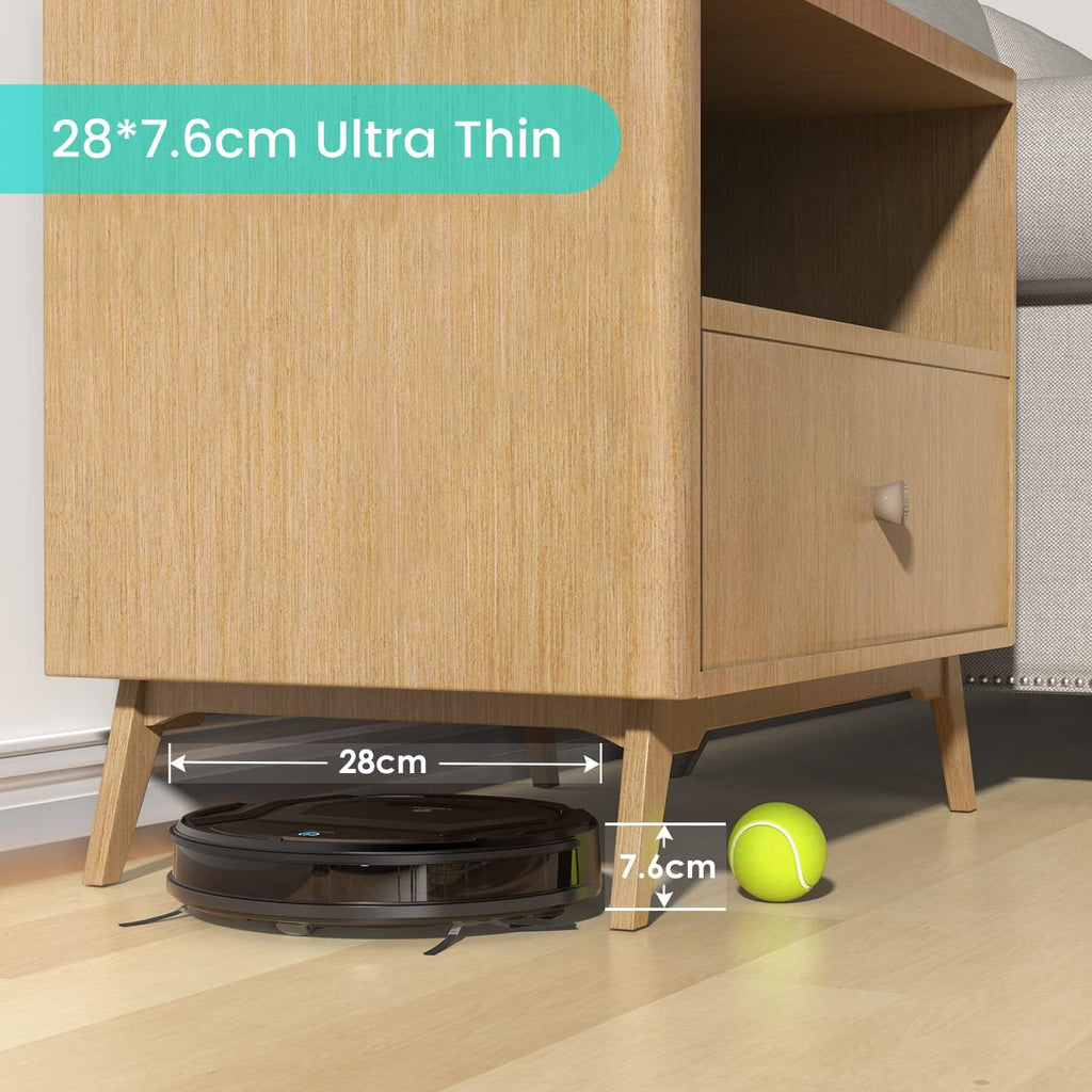 Robot Vacuum Cleaner for Pet Hair, Hard Floor, Low Pile Carpet R1163