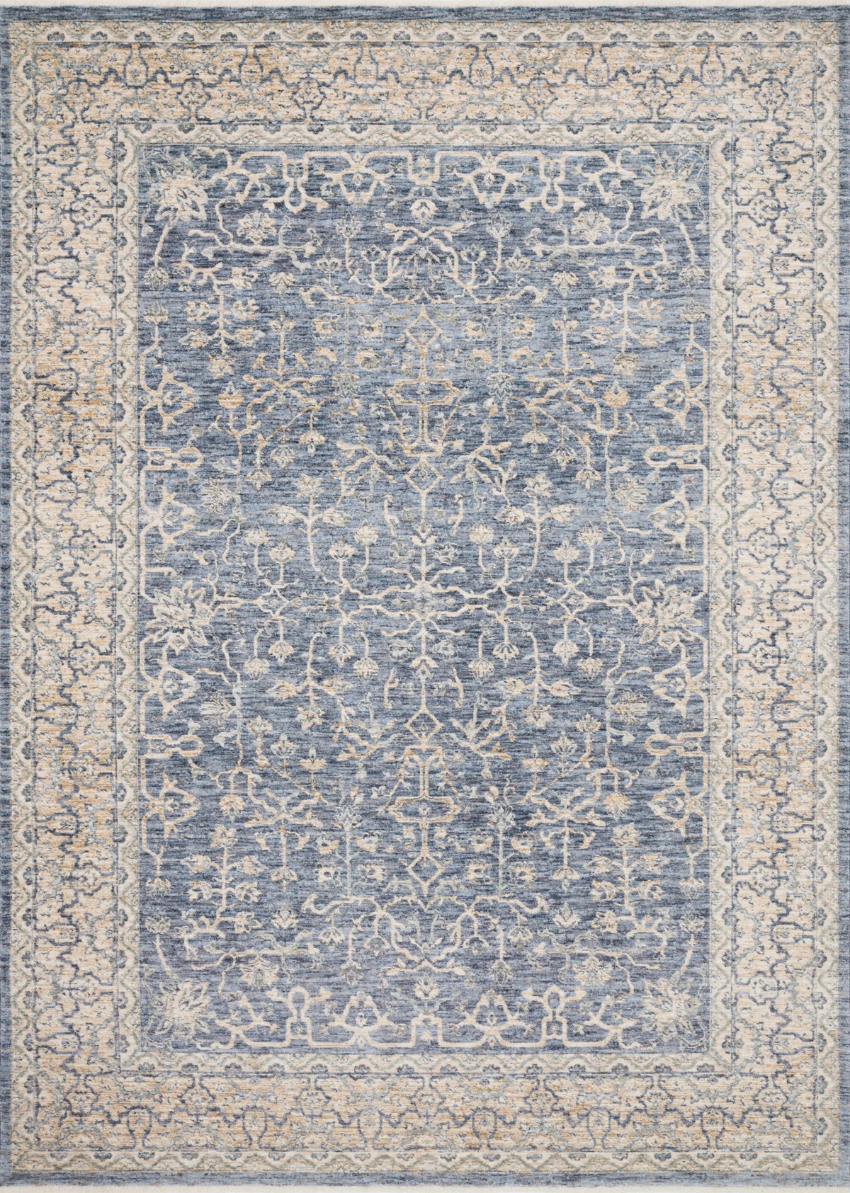 Dark Blue Ivory Rug U35537
