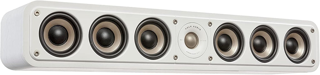 Black Slim Center Channel Speaker with 1" Tweeter and 3" Woofers E56397