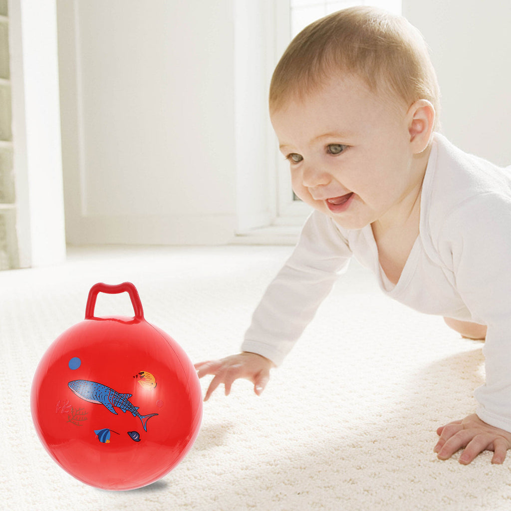 3Pcs Inflatable Hopper Balls with Handle L62486