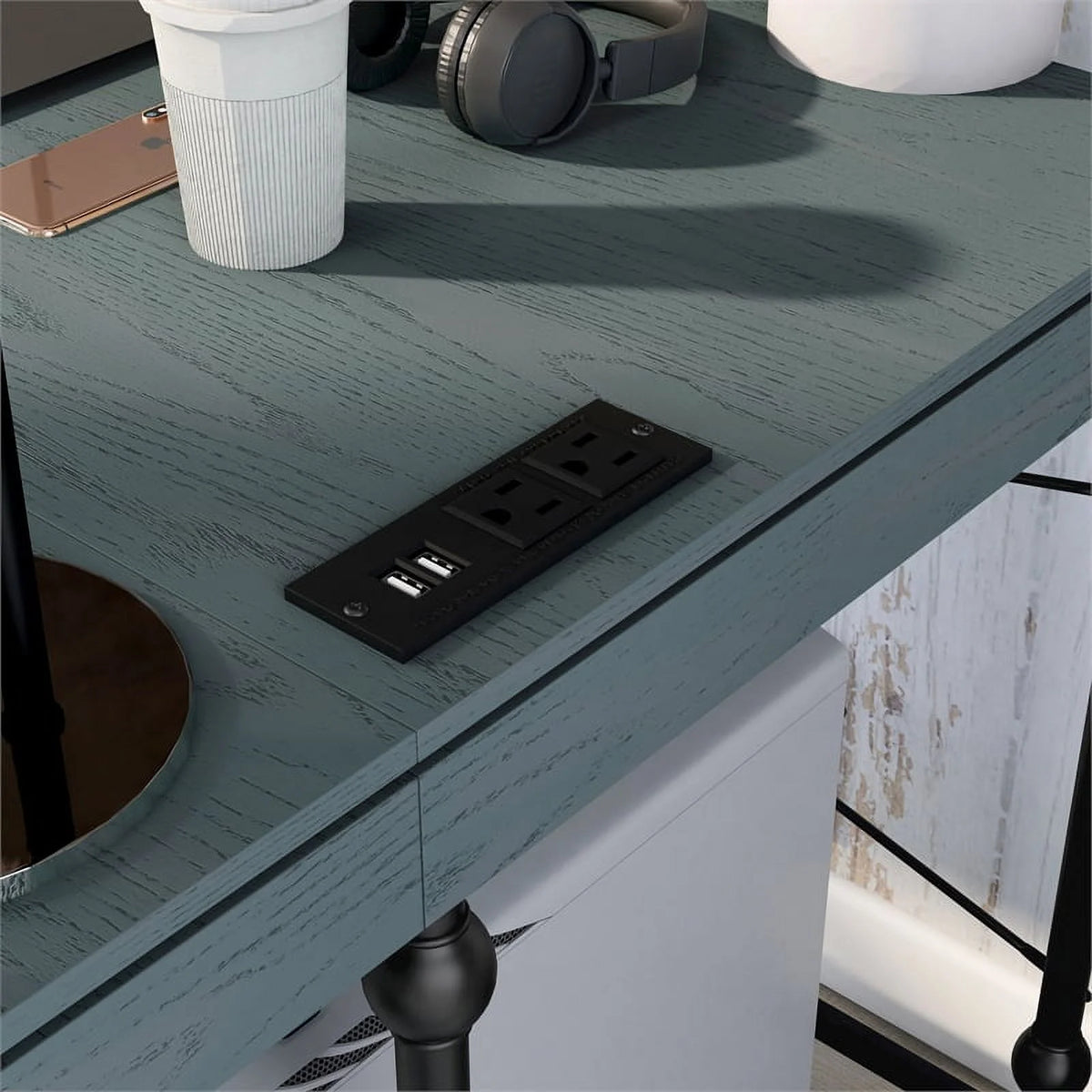 L-shaped Wooden Desk K14561