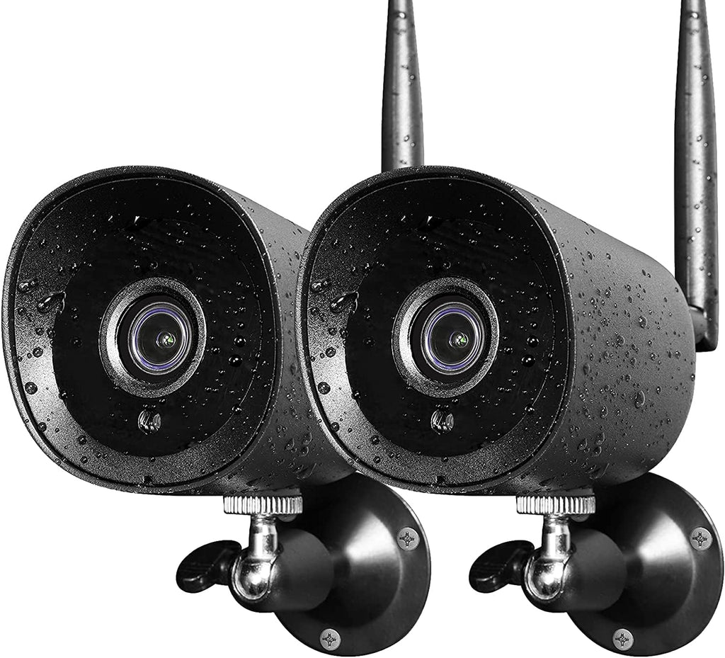 2Pack 1080P Full HD WiFi IP Camera with Night Vision J7998