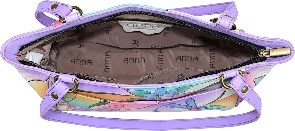 Genuine Leather Small Tote Handbag V42504
