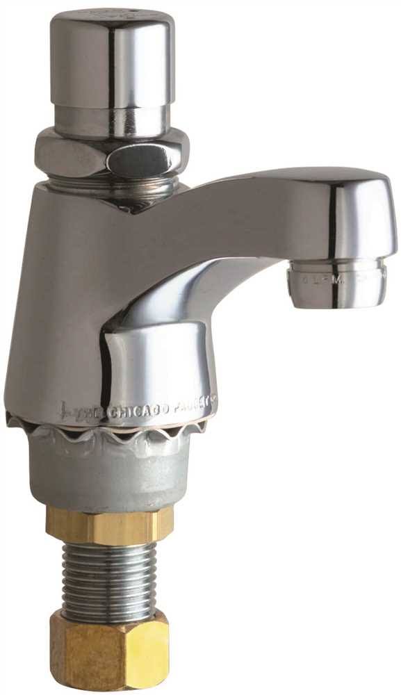 Single Supply Metering Sink Faucet E90478