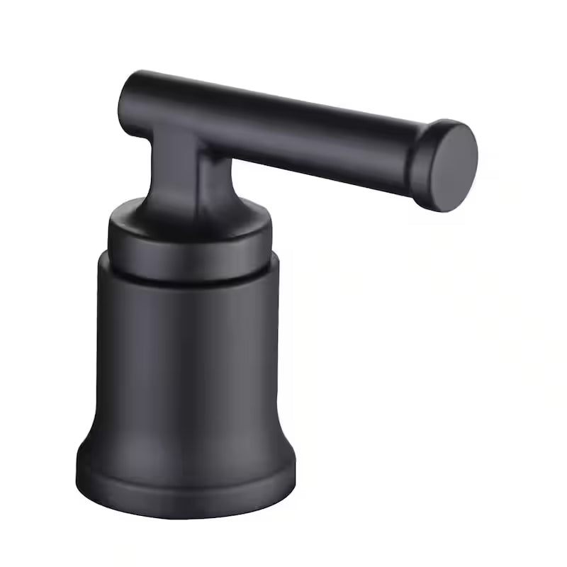 4 in. Centerset 2-Handle High-Arc Bathroom Faucet in Matte Black X17893