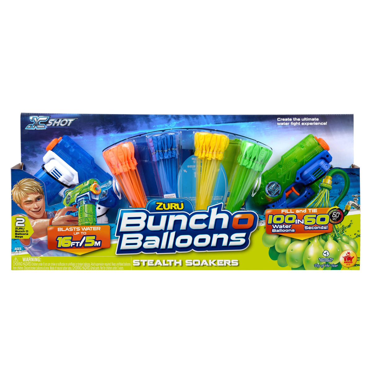 Mega Pack 4 Bunches Balloons and 2 Soakers N88686