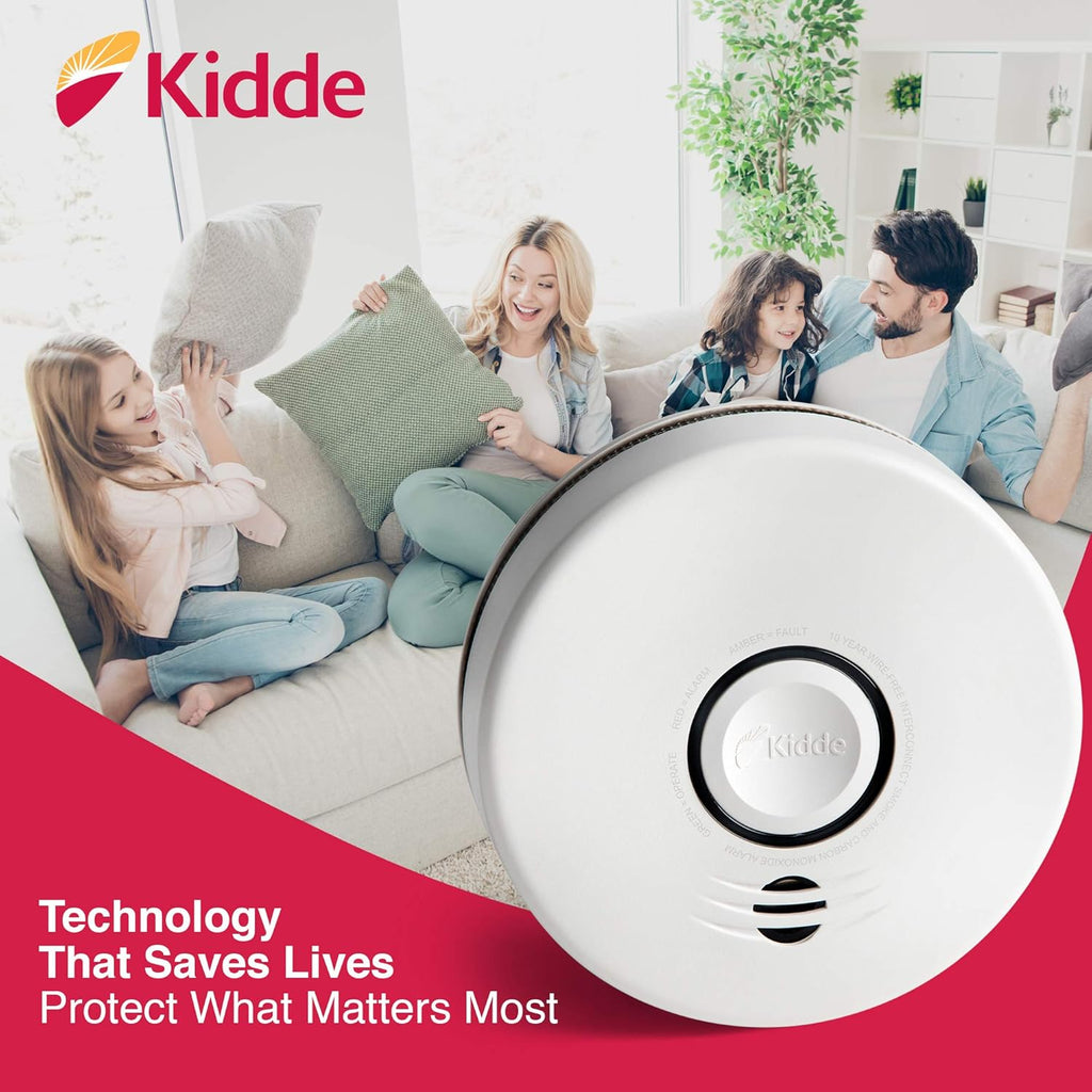 Lithium Battery Powered Combination Smoke & Carbon Monoxide Alarm U10638
