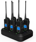 6 Pcs UHF Two Way Radio with Charger Base B660