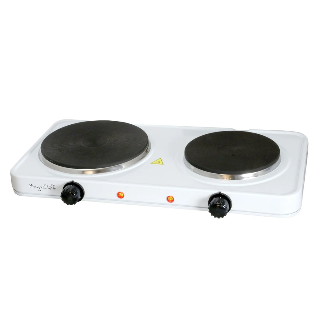 White Dual Burner Cooktop Z2862