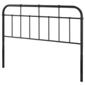Black Twin Size Metal Headboard V188