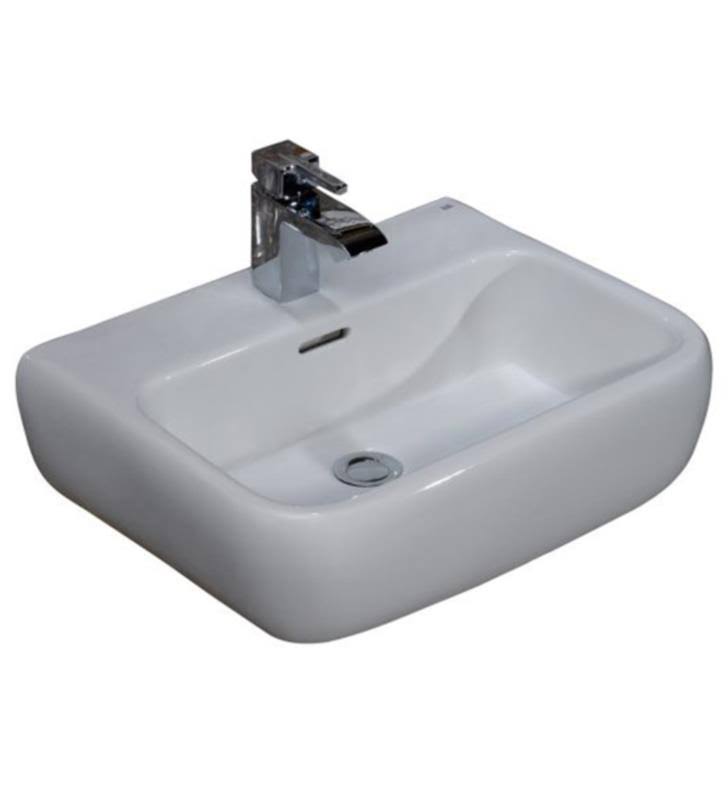 White Wall-Hung Basin X3328