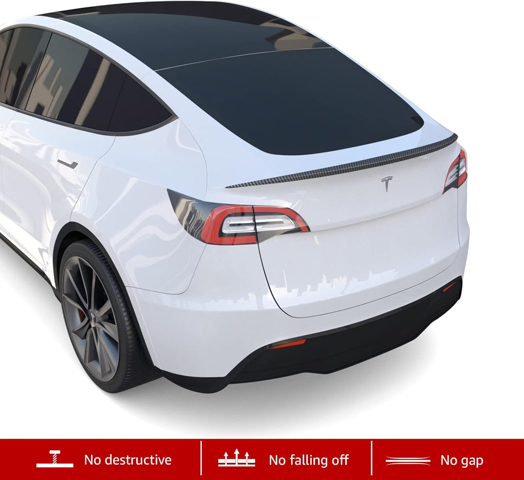Matte Carbon Fiber Trunk Wing Spoiler N984