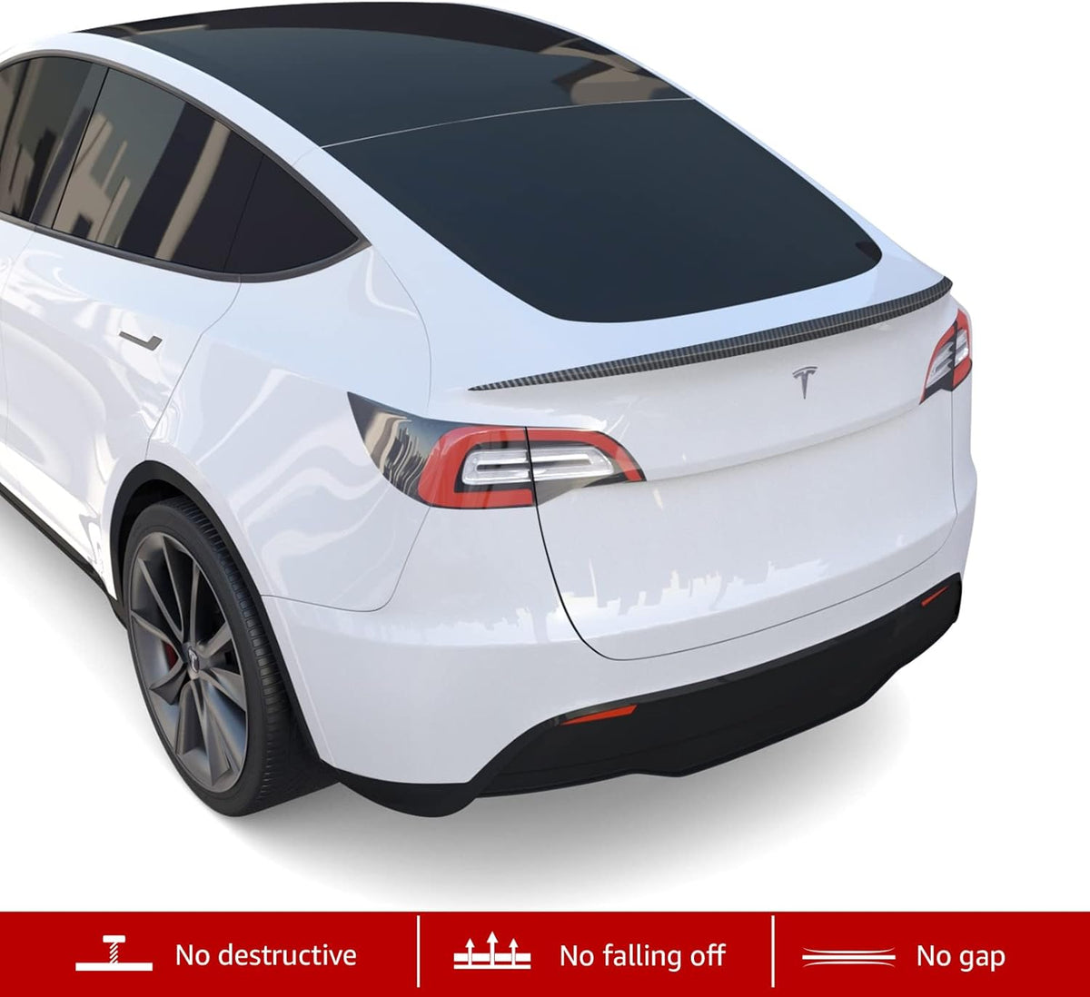 Matte Carbon Fiber Trunk Wing Spoiler N984