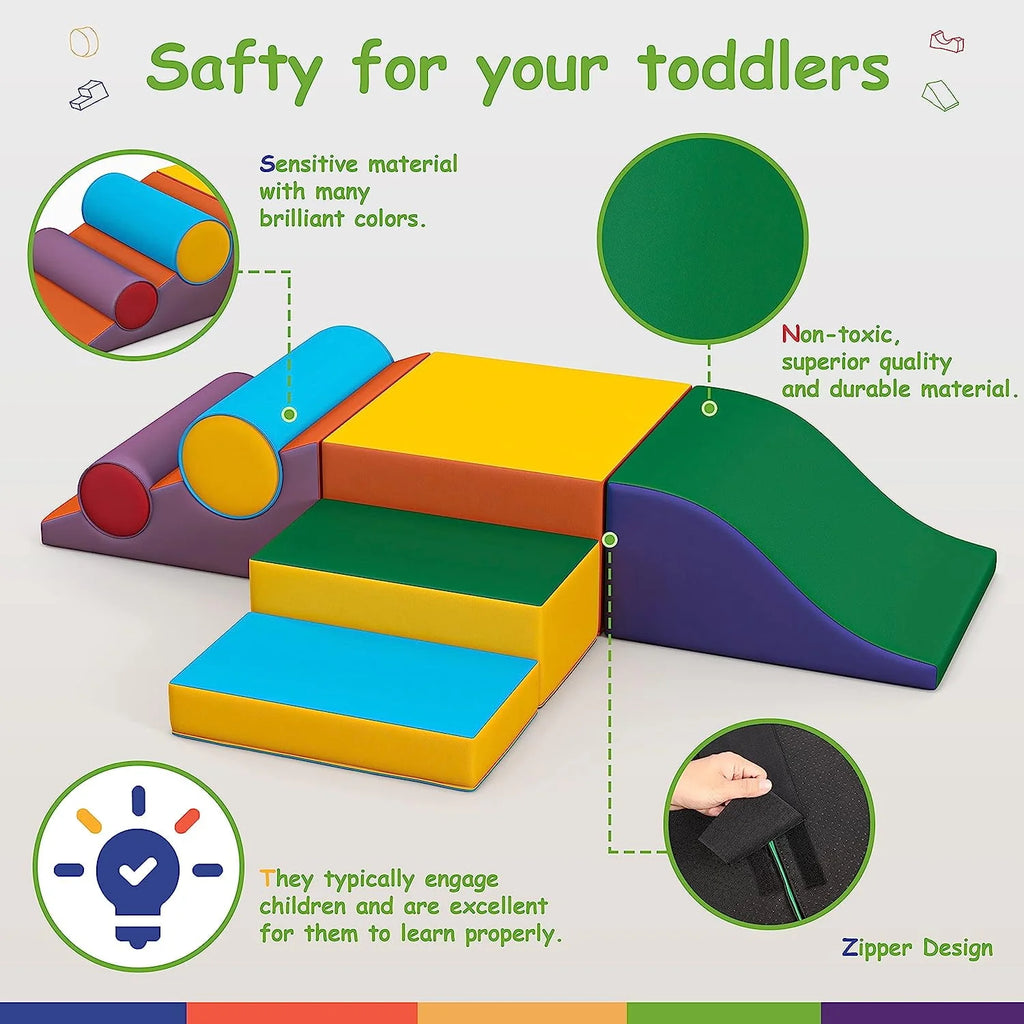 6 Pcs Soft Climbing Toys for Toddlers O326