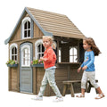 Wooden Outdoor Playhouse with Kitchen V377362