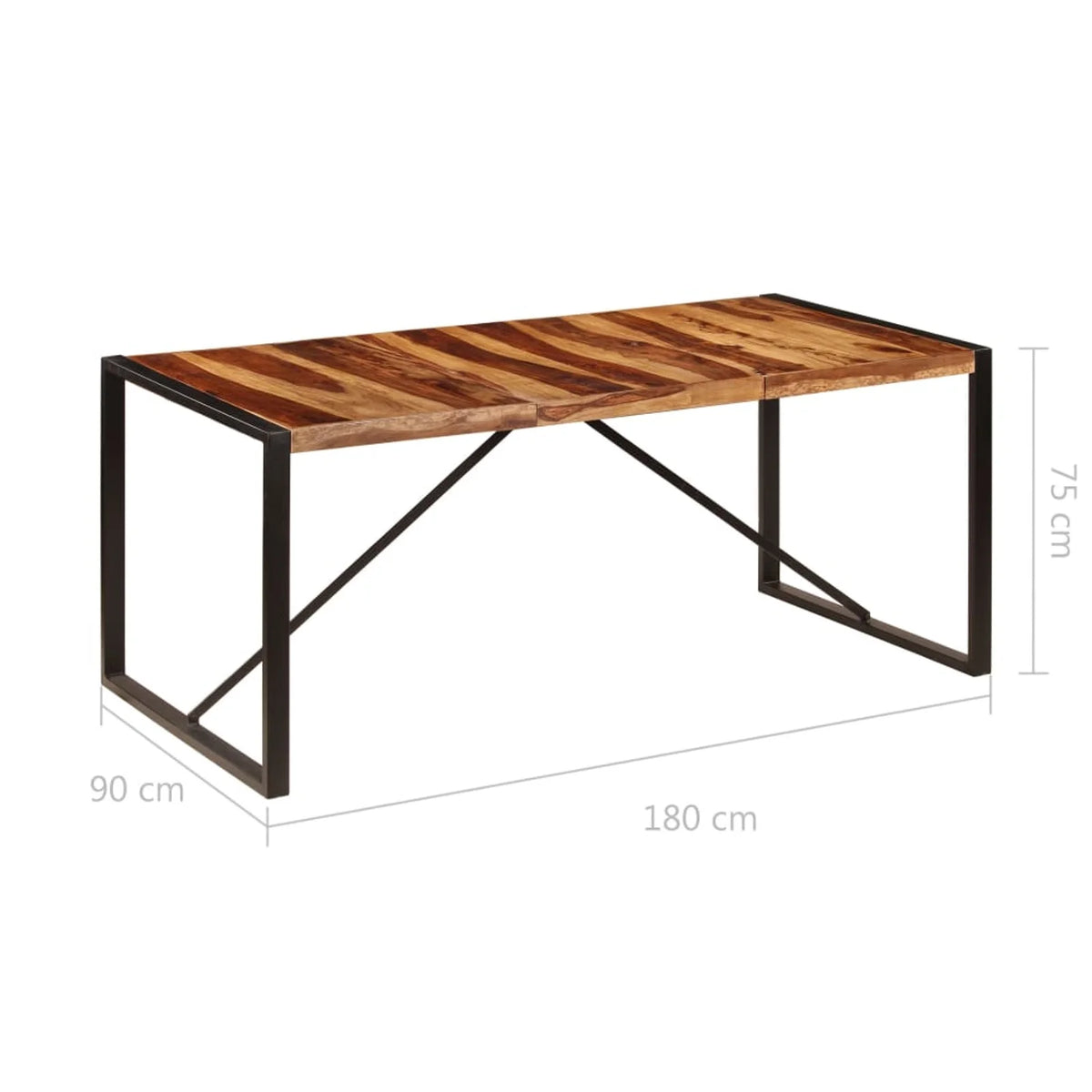 Solid Sheesham Wood Dining Table Y3878