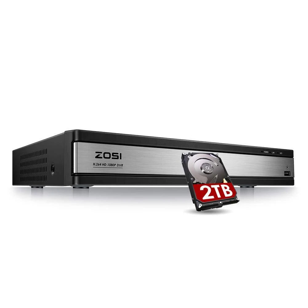 16-Channel 1080p Surveillance DVR Recorder with 2TB Hard Drive B71639
