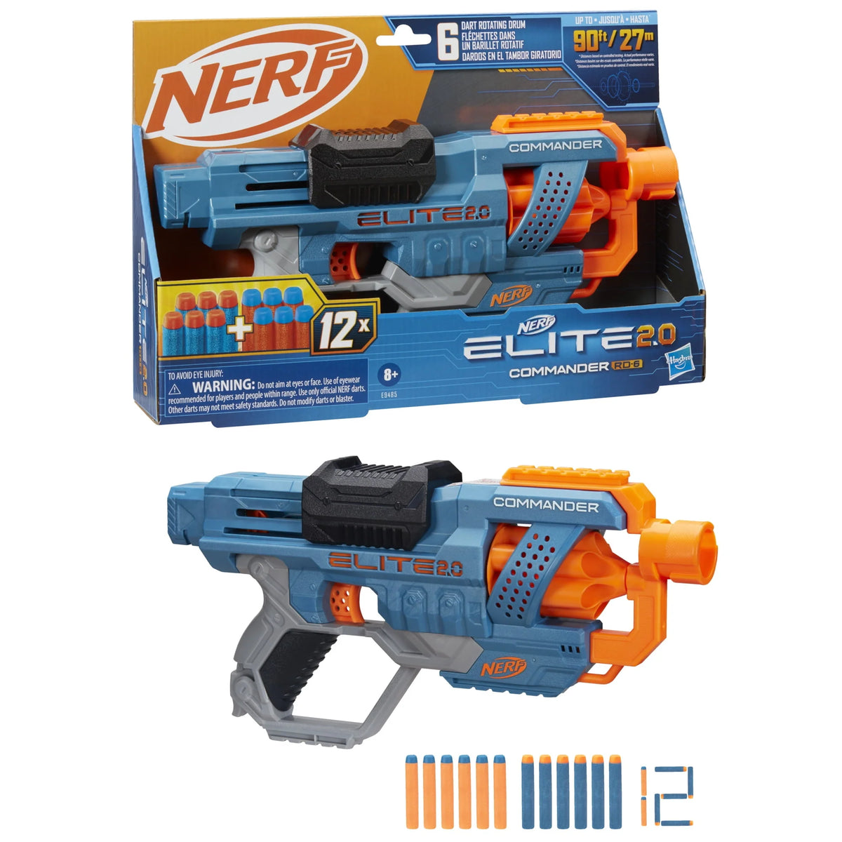 Nerf Elite 2.0 Commander RD-6 Blaster G177472
