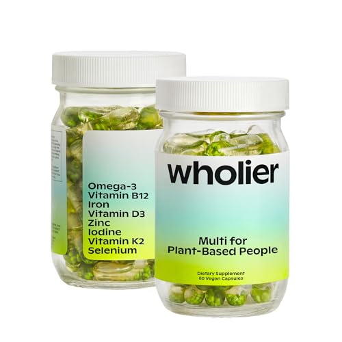 Plant Based Multivitamin Vegan Omega-3 DHA EPA 60 Count N1581