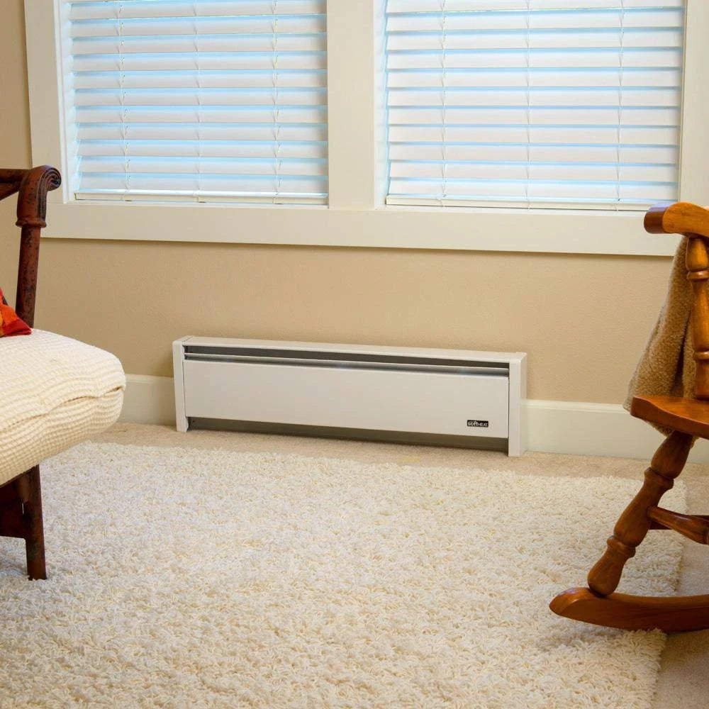 White 750 Watt Hydronic Baseboard Heater C65756