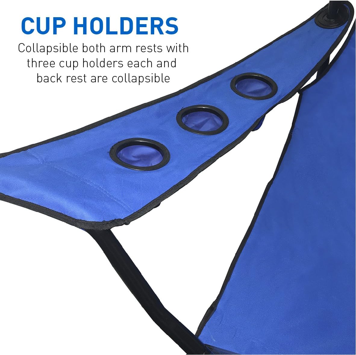 Oversized Folding Camping Chair with Carry Bag V4702