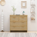 4 Drawers Rattan Cabinet Q563