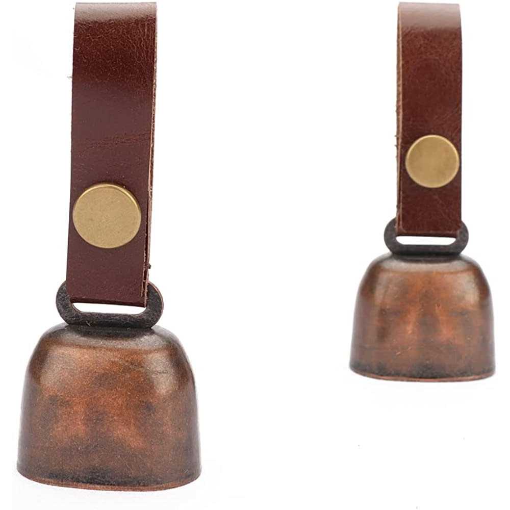 Dog Collar Bell with Leather Strap N1765