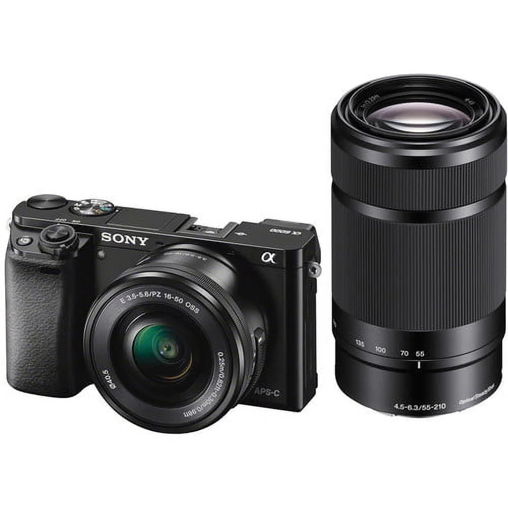Mirrorless Digital Camera with 16-50mm and 55-210mm Power Zoom Lenses G571