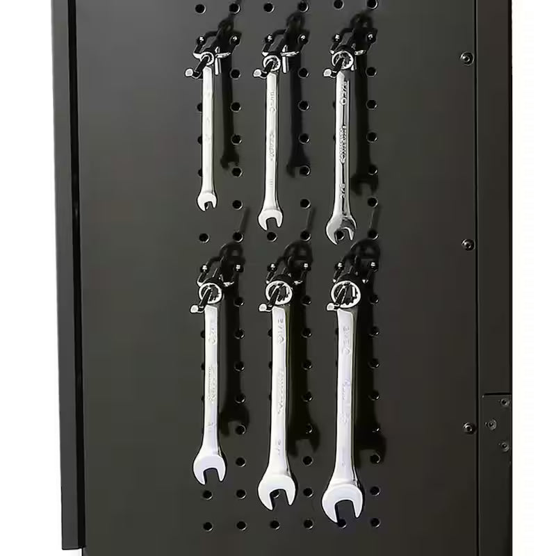 10-Piece Welded Steel Garage Storage System in Black A6725