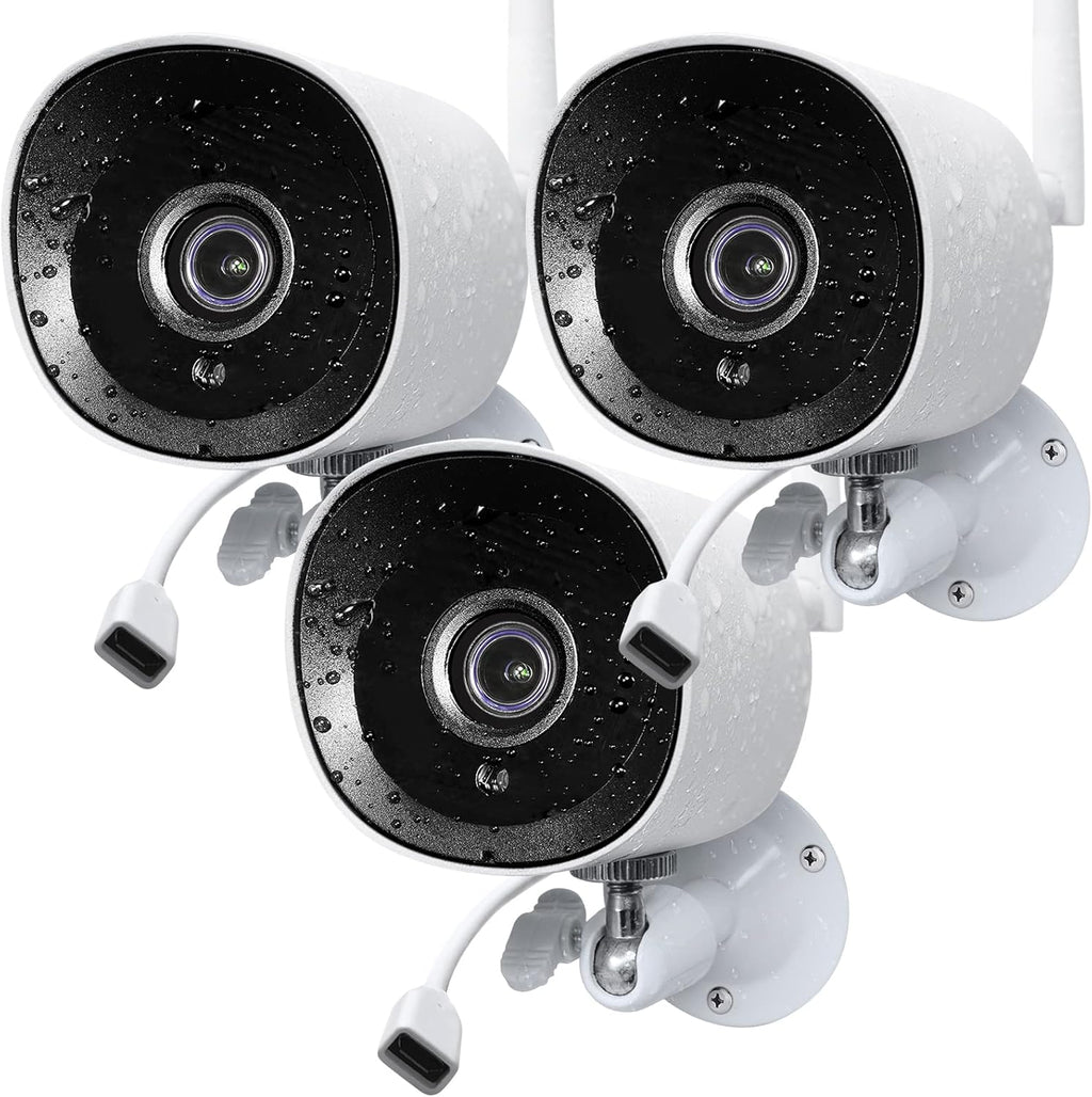 2Pack 1080P Full HD WiFi IP Camera with Night Vision J7998