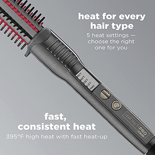 Nano Tourmaline Ceramic Hot Curl Brush, 1-Inch Y57711