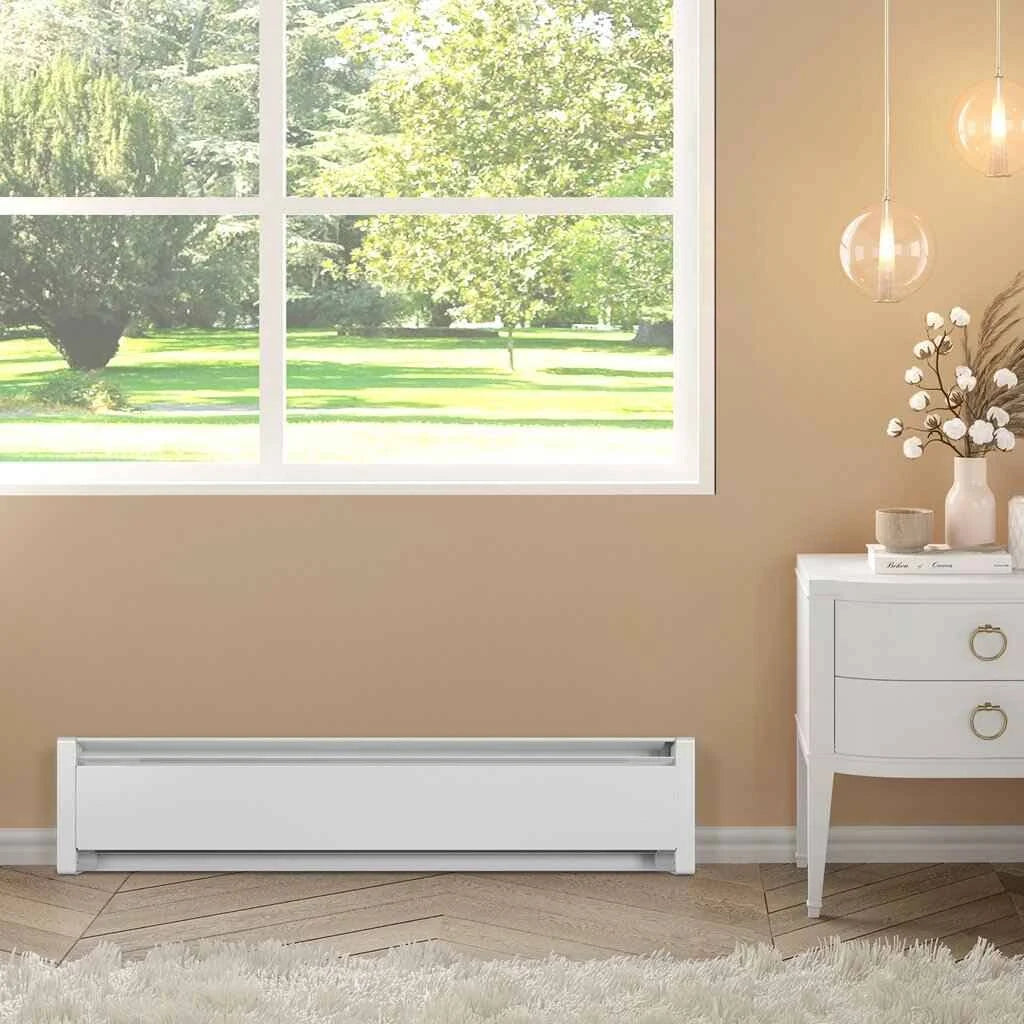 White 750 Watt Hydronic Baseboard Heater C65756