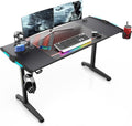 55 Inch Gaming Desk with RGB Led Lights B224