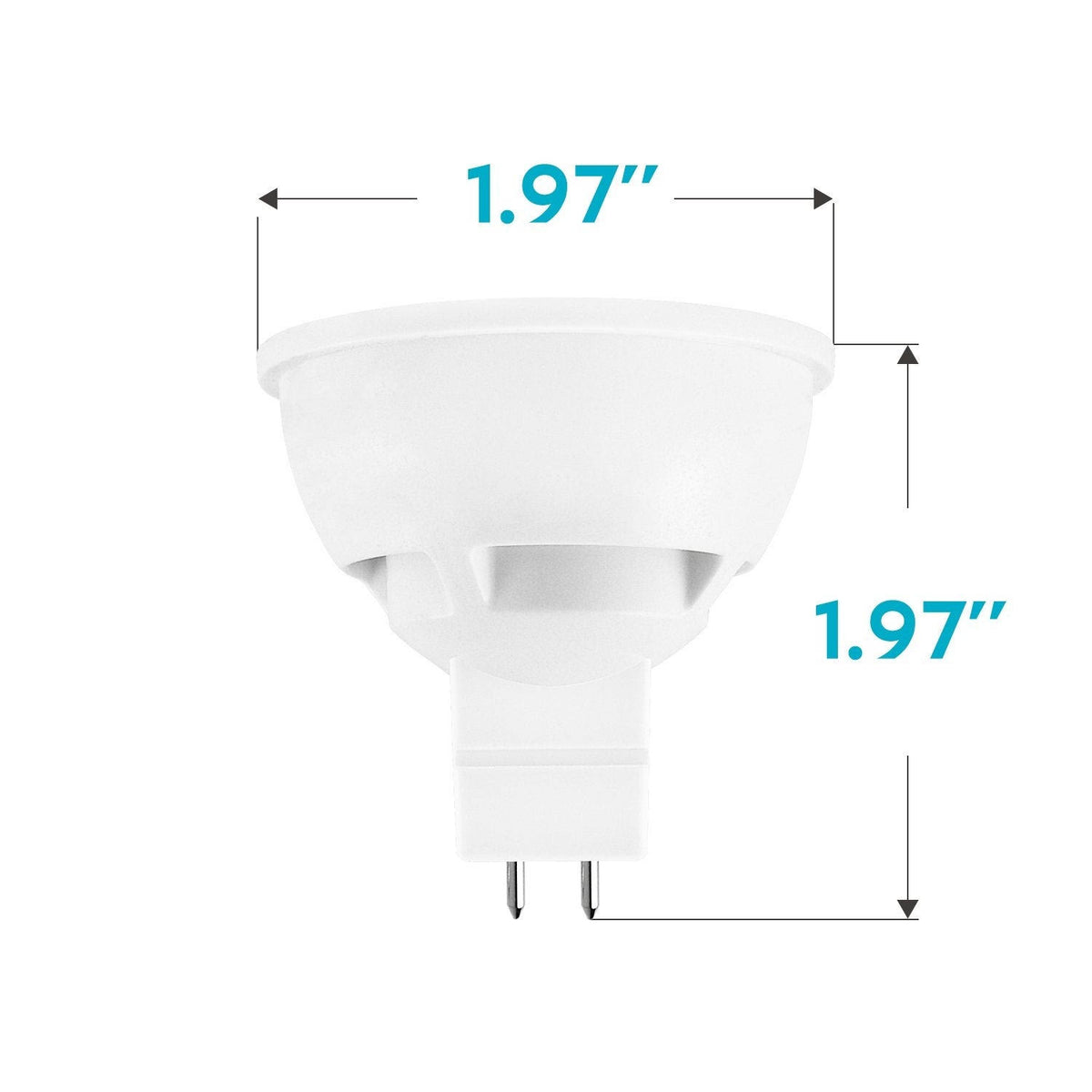 MR16 LED Bulb 6.5W 12V 3000K Dimmable GU5.3 Spotlight U287760