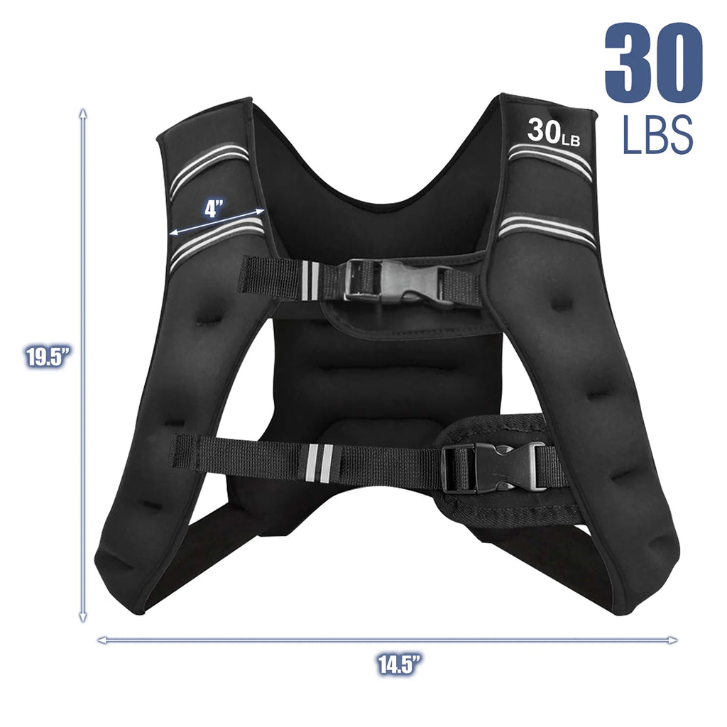 30LBS Adjustable Weighted Vest P3277